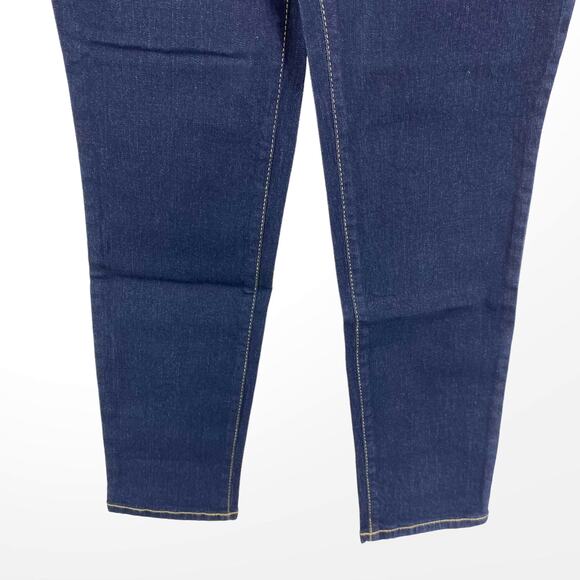 CAT AND JACK Dark Wash Adjustable Waist Pull On Skinny Jeans - Picture 6 of 10